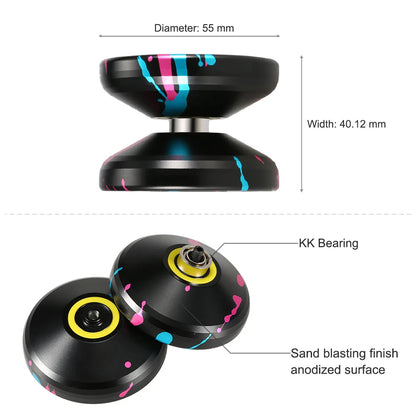 Magic Yoyo V3 YOYO ALUMINUM Alloy Professional Yoyo Toys Best Unresponsive or Responsive Yoyos Stroller yoyo for Children Boys Toys Gifts